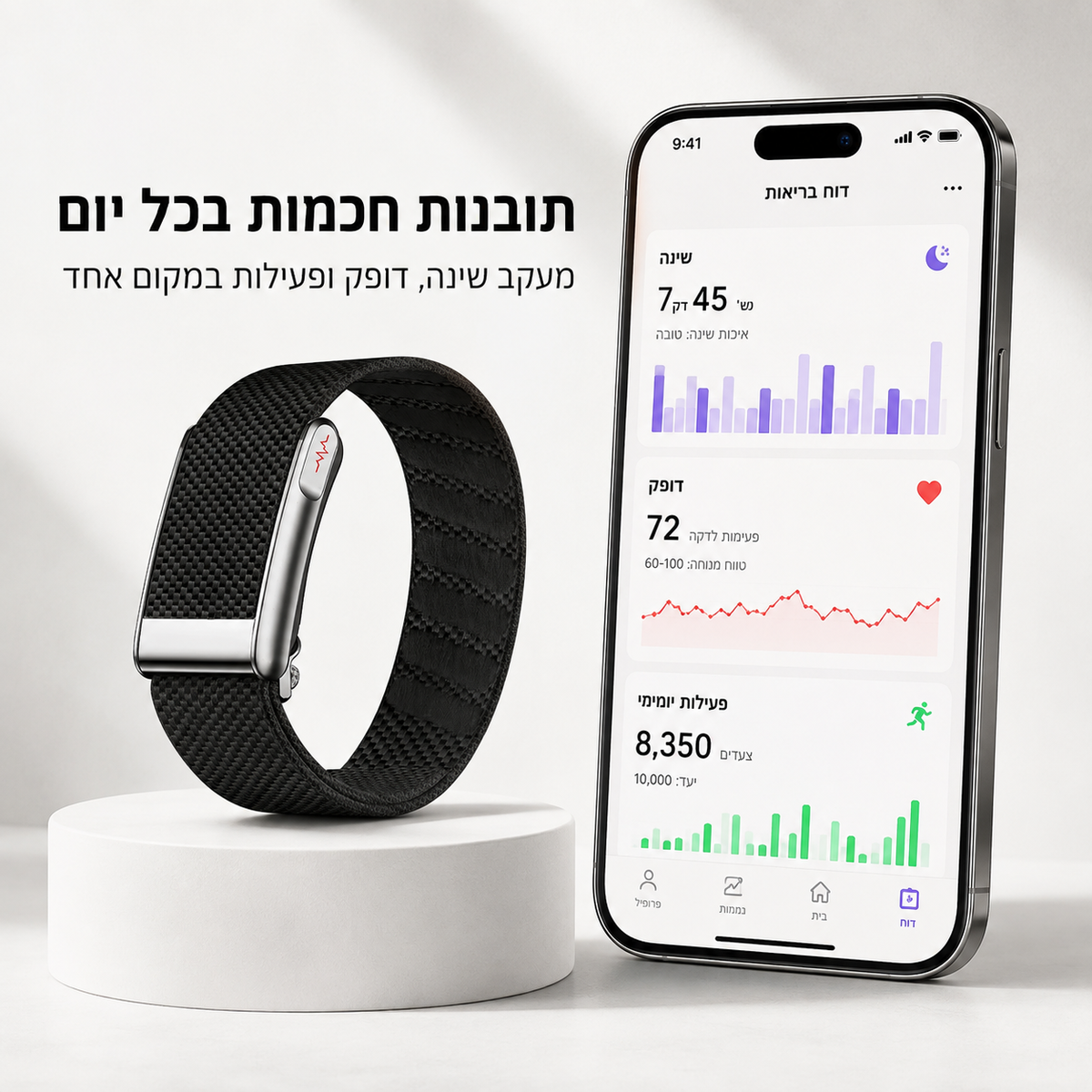 ™MECORLY-צמיד חכם